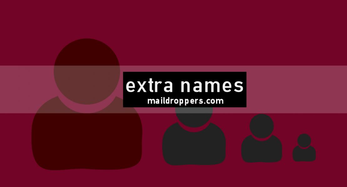 add extra names to your mailbox